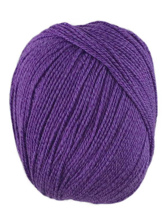 A purple skein of Universal Bamboo Pop yarn