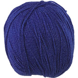 A blue skein of Universal Bamboo Pop yarn