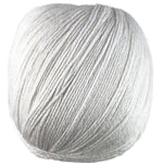 A white skein of Universal Bamboo Pop yarn