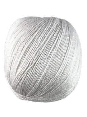 A white skein of Universal Bamboo Pop yarn