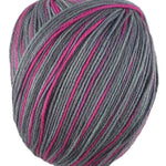 A colorful skein of Universal Bamboo Pop yarn