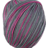 A colorful skein of Universal Bamboo Pop yarn