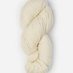 Skein of Blue Sky Fibers Woolstok yarn in the color off-white