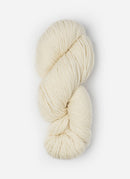 Skein of Blue Sky Fibers Woolstok yarn in the color off-white