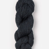 Skein of Blue Sky Fibers Woolstok yarn in the color black