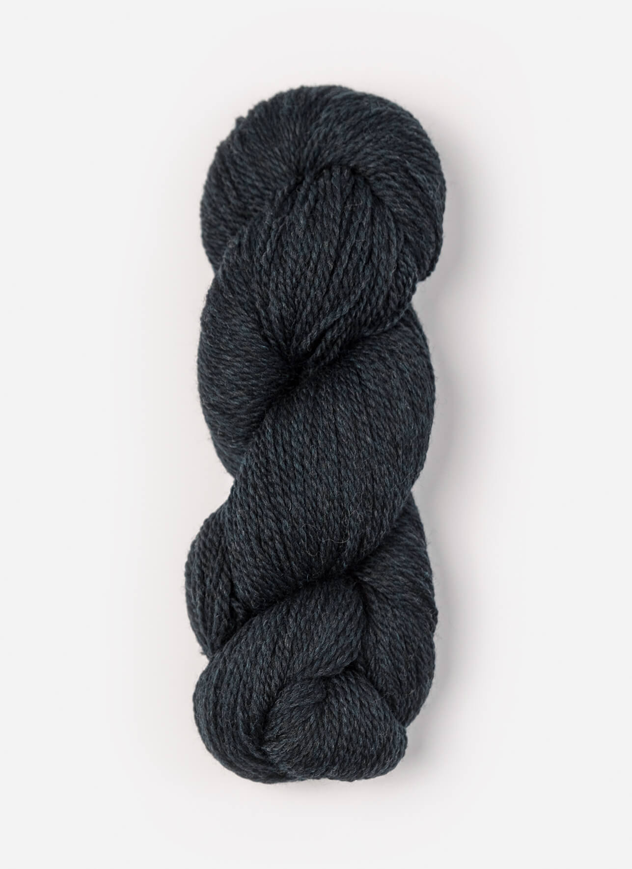 Skein of Blue Sky Fibers Woolstok yarn in the color black