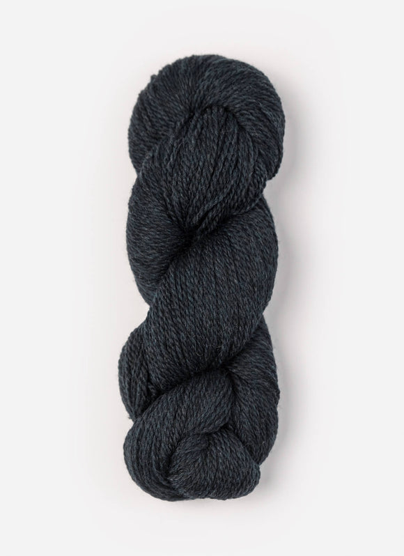 Skein of Blue Sky Fibers Woolstok yarn in the color black