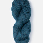 Skein of Blue Sky Fibers Woolstok yarn in the color blue