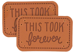 Boye Garment label this took forever