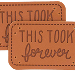 Boye Garment label this took forever