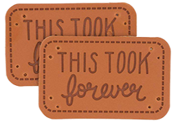 Boye Garment label this took forever