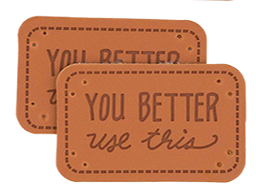 Boye Garment label you better use this