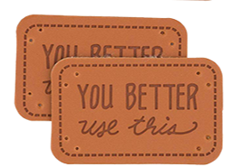 Boye Garment label you better use this