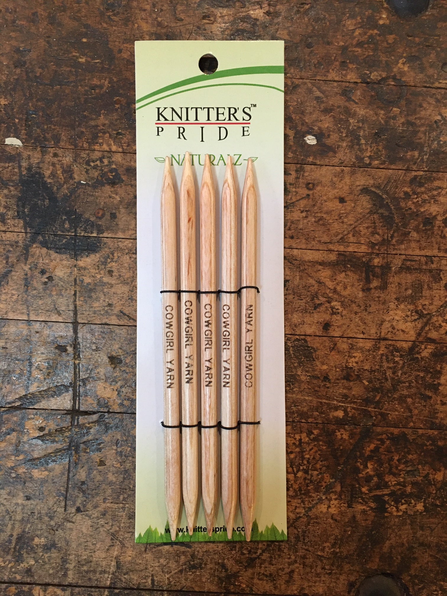 Knitter's Pride Naturalz double pointed knitting needles  6"
