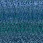 A blue mix of Plymouth Encore Colorspun yarn