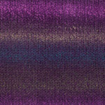 A purple mix of Plymouth Encore Colorspun yarn