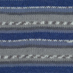 A blue mix of Plymouth Encore Colorspun yarn