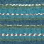 A blue mix of Plymouth Encore Colorspun yarn