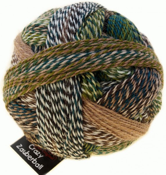 Schoppel Wolle Crazy Zauberball yarn color multi naturals
