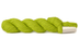 A photo of a lime green hank of CoBaSi sock yarn.