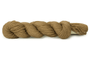 A photo of a tan hank of CoBaSi sock yarn.