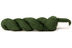 A photo of a dark green hank of CoBaSi sock yarn.