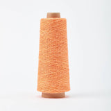 Gist Duet cotton linen yarn color Apricot (bright peachy orange)