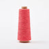 Gist Duet cotton linen yarn color Coral (bright pink-orange)