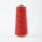 Gist Duet cotton linen yarn color Currant (orange-red)