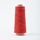 Gist Duet cotton linen yarn color Currant (orange-red)