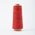 Gist Duet cotton linen yarn color Currant (orange-red)