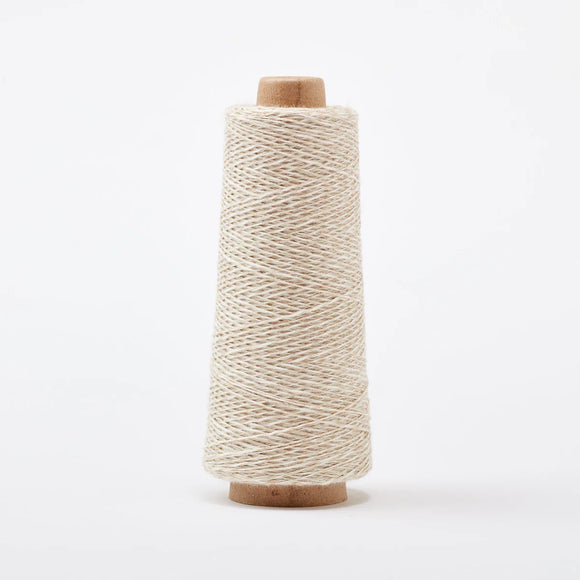Gist Duet cotton linen yarn color Marble (off-white)