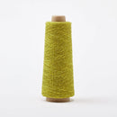 Gist Duet cotton linen yarn color Pear (yellow-green)