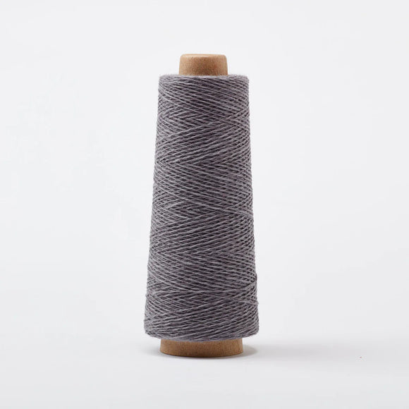 Gist Duet cotton linen yarn color Storm (dark gray)