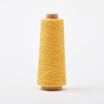 Gist Duet cotton linen yarn color Sun (bright yellow)