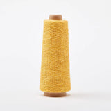 Gist Duet cotton linen yarn color Sun (bright yellow)