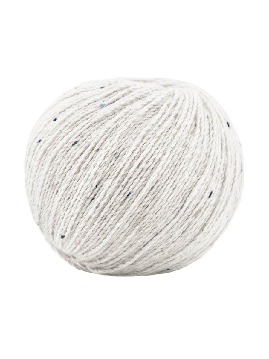 Jody Long Alba yarn white tweed