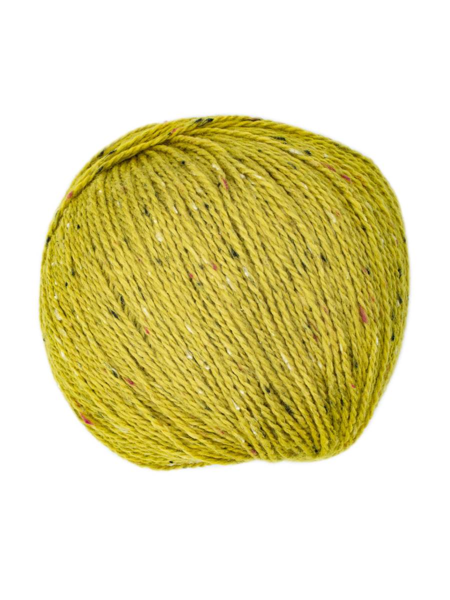 Jody Long Alba yarn color yellow tweed