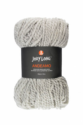  Skein of Jody Long Andeamo Yarn - 002 Cloud