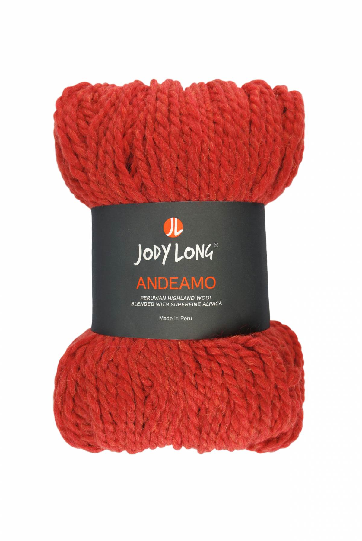  Skein of Jody Long Andeamo Yarn -  008 Fire