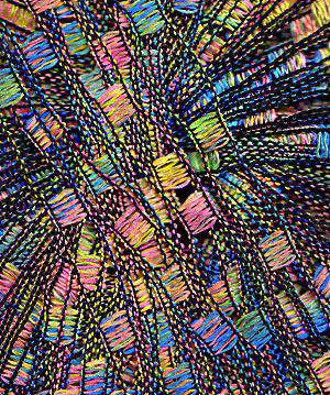 Euro Yarns Athena yellow, pink, and blue