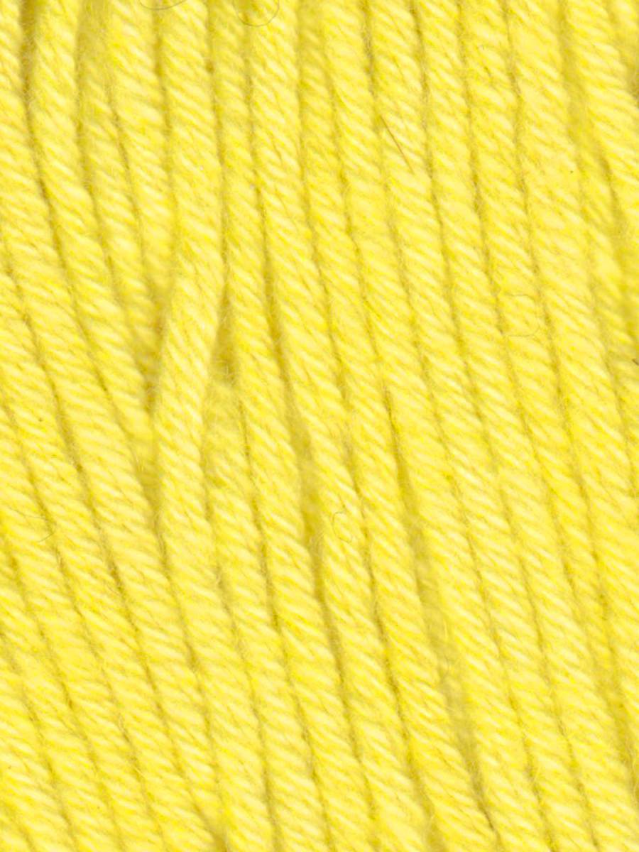 Close up photo of the Jody Long Summer Delight yellow colored yarn