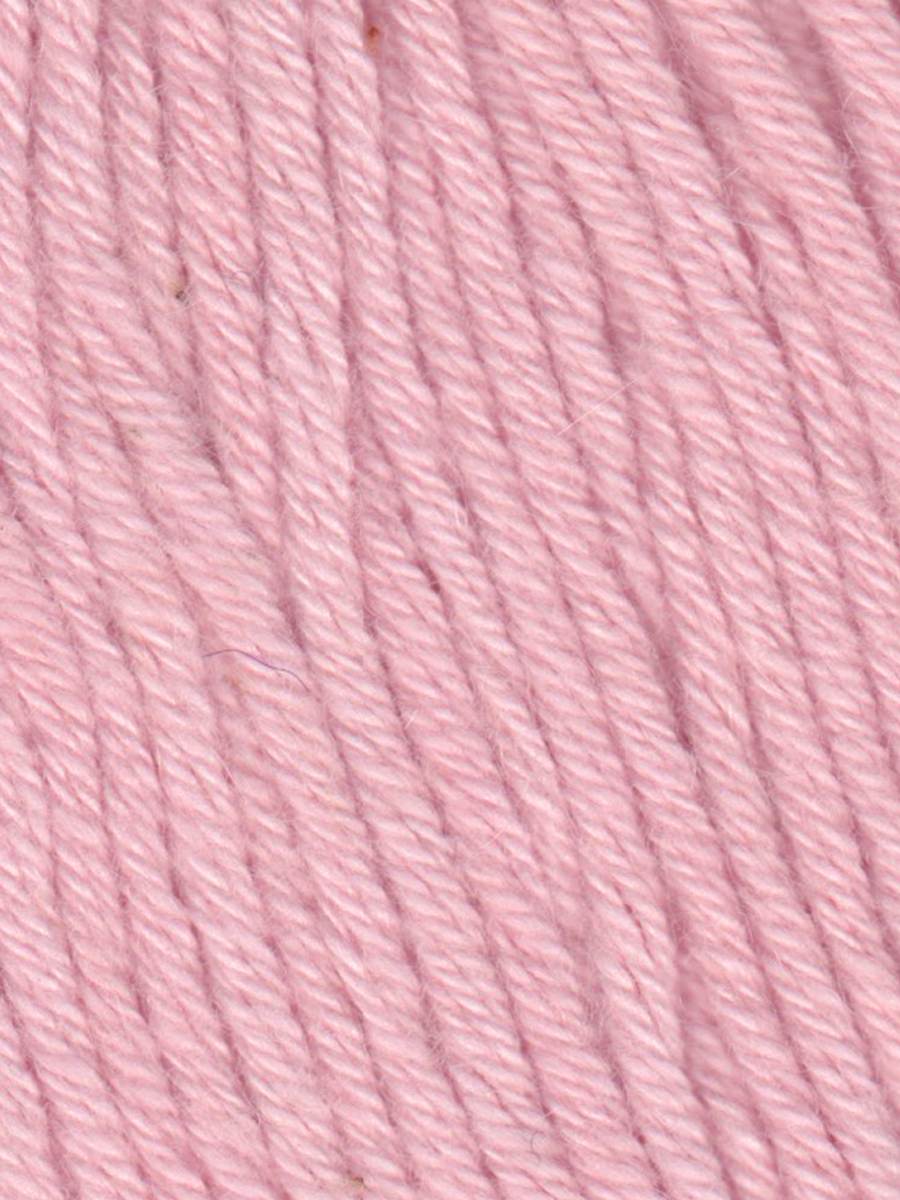 Close up photo of the Jody Long Summer Delight pink colored yarn