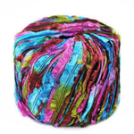 Euro Yarns Xanadu yarn color rainbow and black
