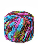 Euro Yarns Xanadu yarn color rainbow and black