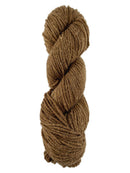 A brown skein of Mountain Meadow Wool Laramie yarn