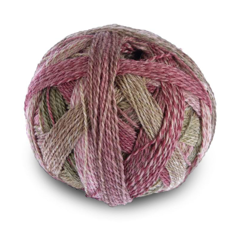 Schoppel-Wolle Edition 3 wool yarn color pinks and taupes