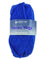 A blue skein of Plymouth Encore Mega yarn