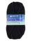 A black skein of Plymouth Encore Mega yarn