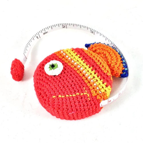 Paradise Crochet Tape Measure fish